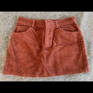 Corduroy skirt